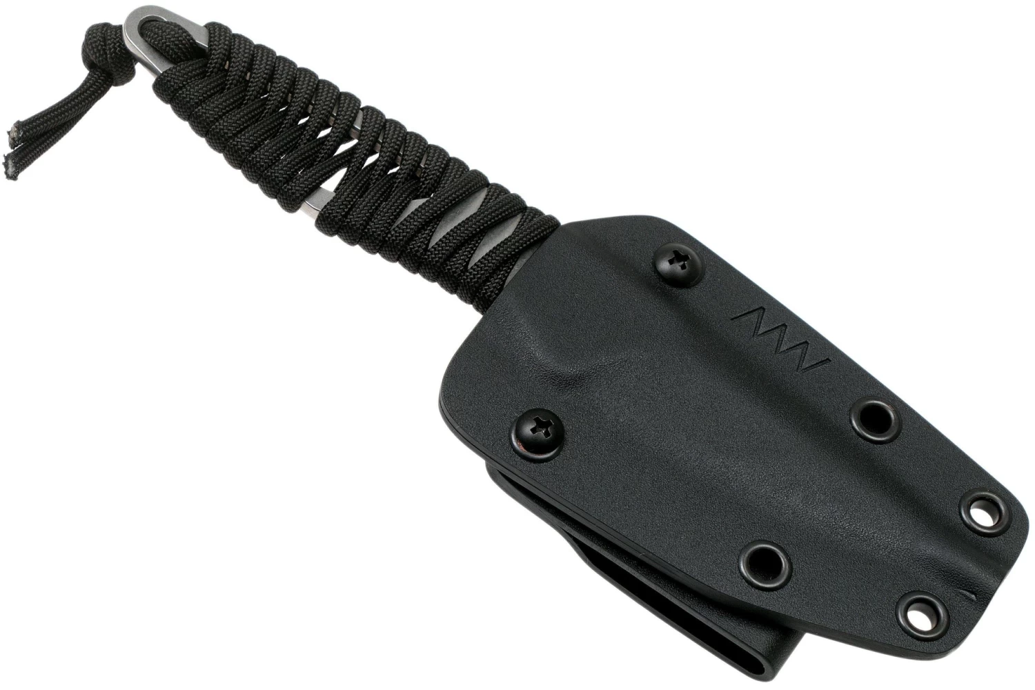 ANV P100 Sleipner, Black Paracord P100-002, Black Kydex Sheath, Cuchillo De Cuello - Imagen 6