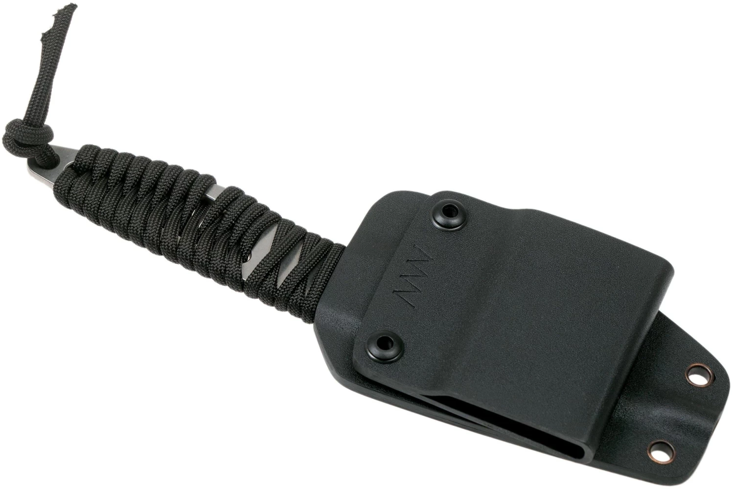 ANV P100 Sleipner, Black Paracord P100-002, Black Kydex Sheath, Cuchillo De Cuello - Imagen 7