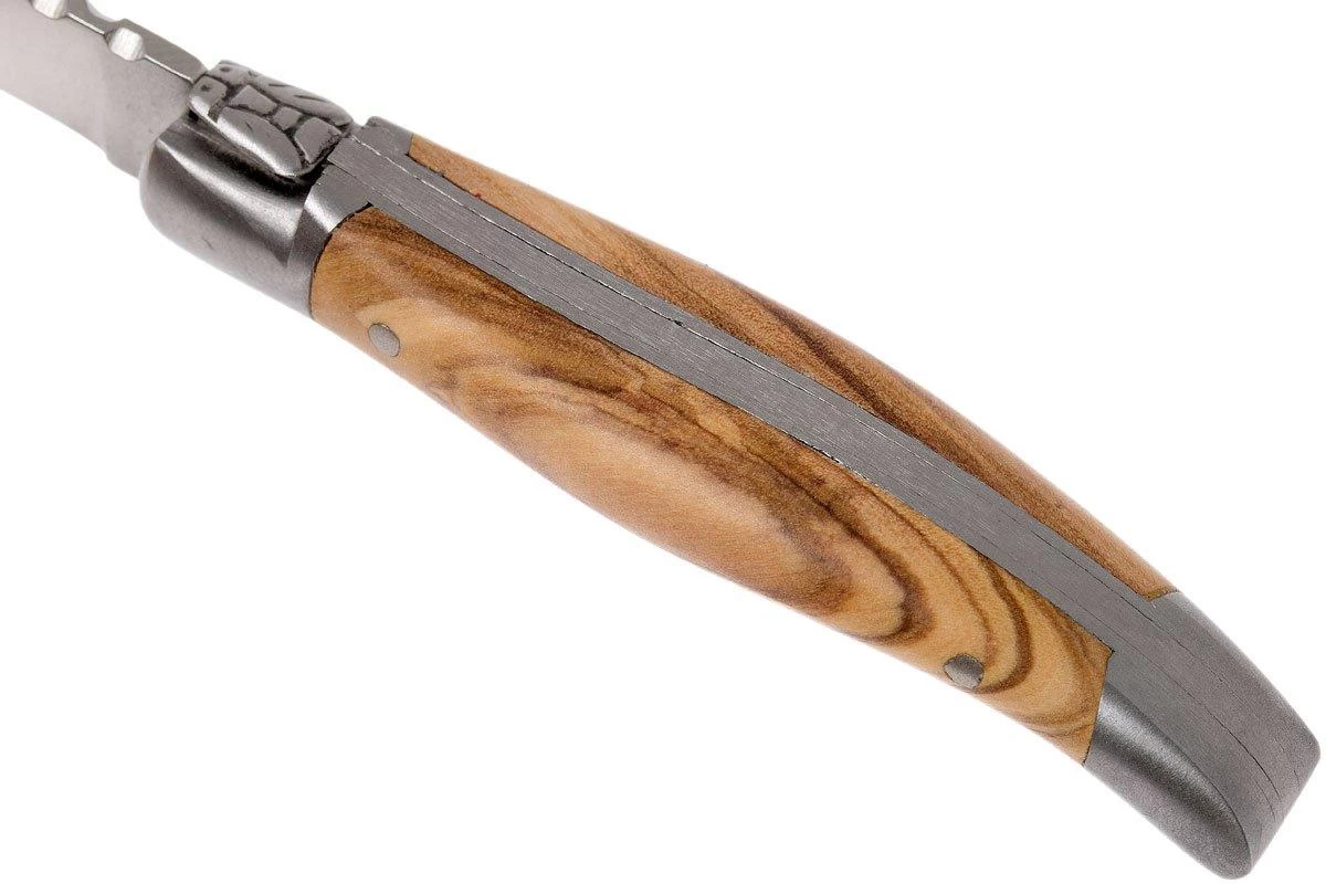 Laguiole En Aubrac Navaja 7 Cm De Madera De Olivo, L0207OLI-SSB1 - Imagen 7