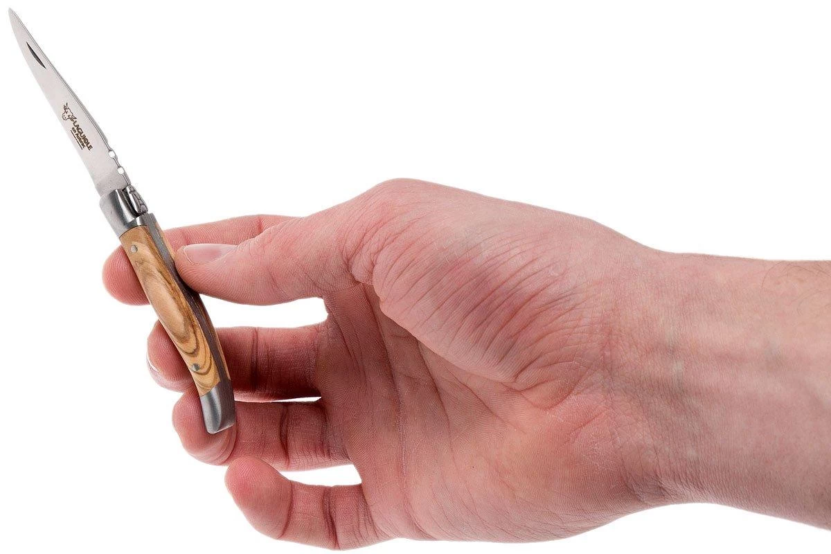 Laguiole En Aubrac Navaja 7 Cm De Madera De Olivo, L0207OLI-SSB1 - Imagen 8