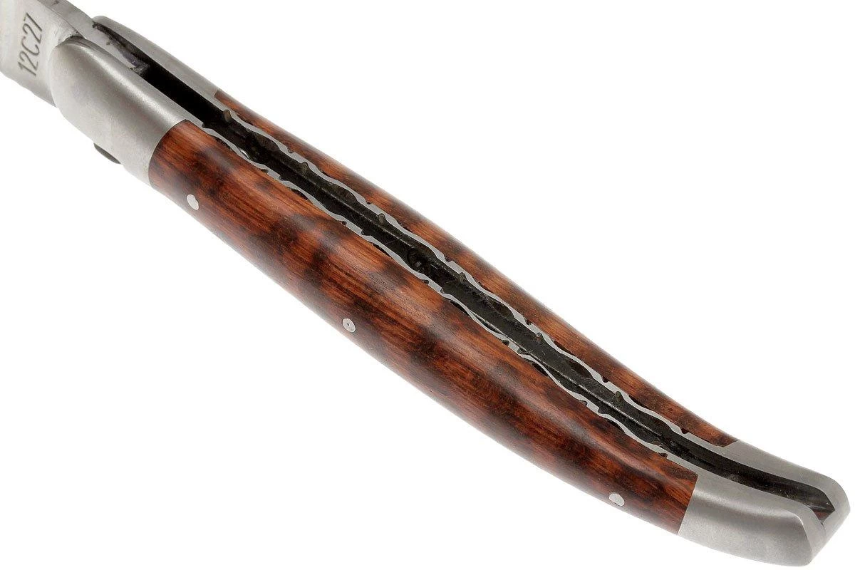 Laguiole En Aubrac HP 12cm Snakewood Limado A Mano L0212AMH-FSI1 - Imagen 5
