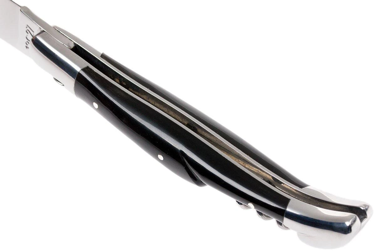 Laguiole En Aubrac 12cm Navaja Con Sacacorcho, De Cuerno De Búfalo L0312BUI-FSI1 - Imagen 5