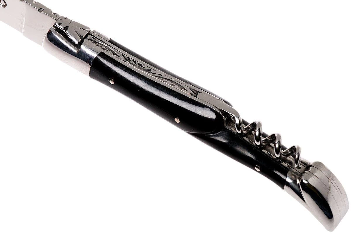 Laguiole En Aubrac 12 Cm Navaja Con Sacacorchos De Cuerno, L0312CPI-SSI1 - Imagen 8