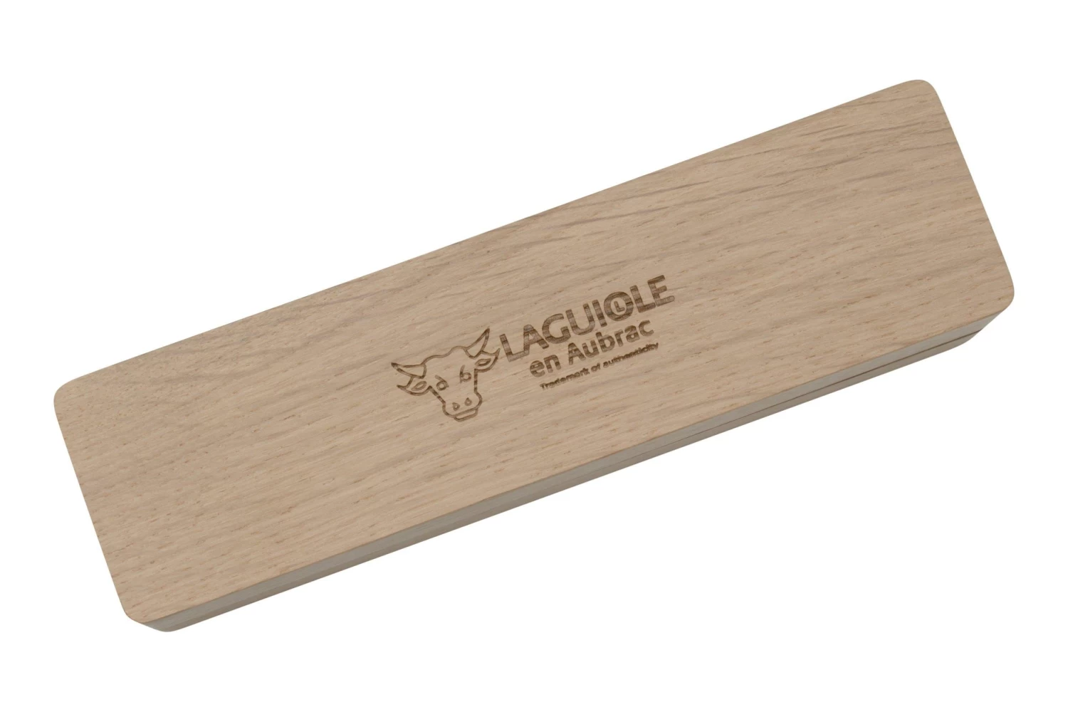 Laguiole En Aubrac Le Perlé 12 Cm L0512WA6J3DB Balbach Damast Full Handle Madera De Haya - Imagen 8