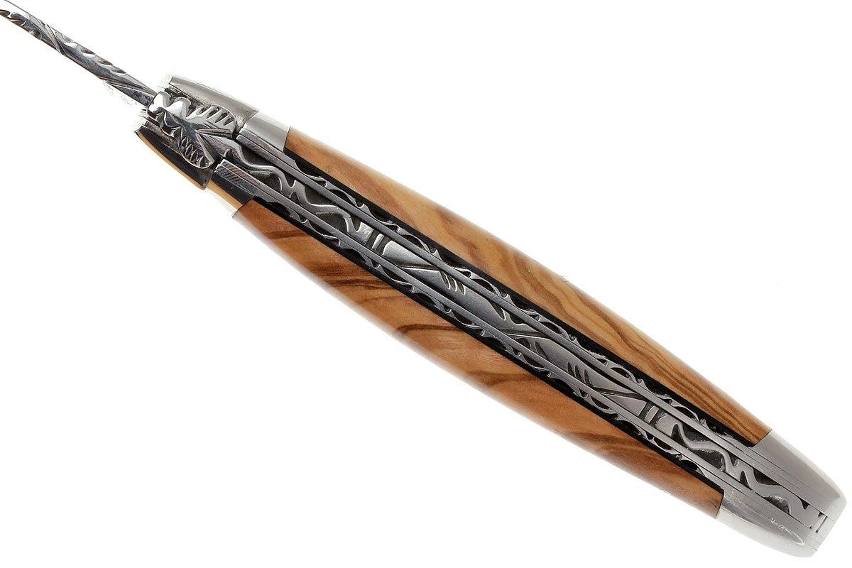 Laguiole En Aubrac 12cm Double Plates, Olive Burl Limado A Mano, L0712LLI-FSJ1 - Imagen 6