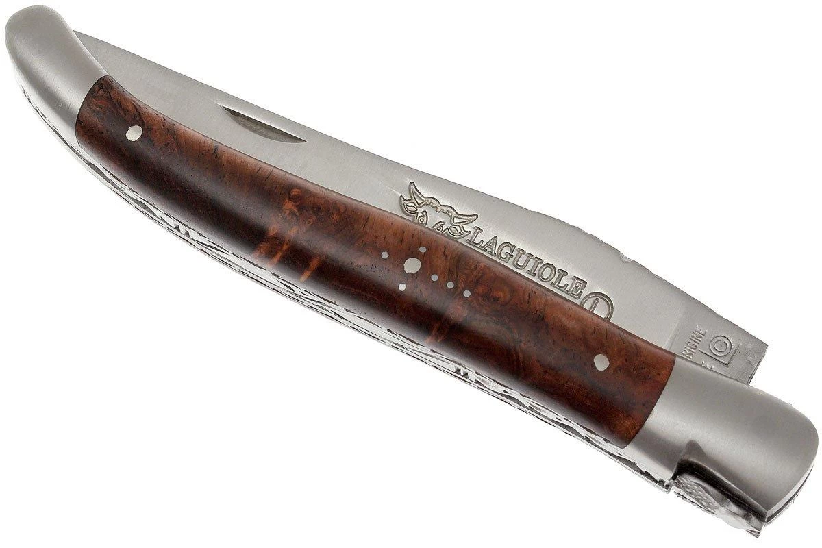 Laguiole En Aubrac 12cm Double Plates, Palissander Limado A Mano, L0712LPI-FSB1 - Imagen 3