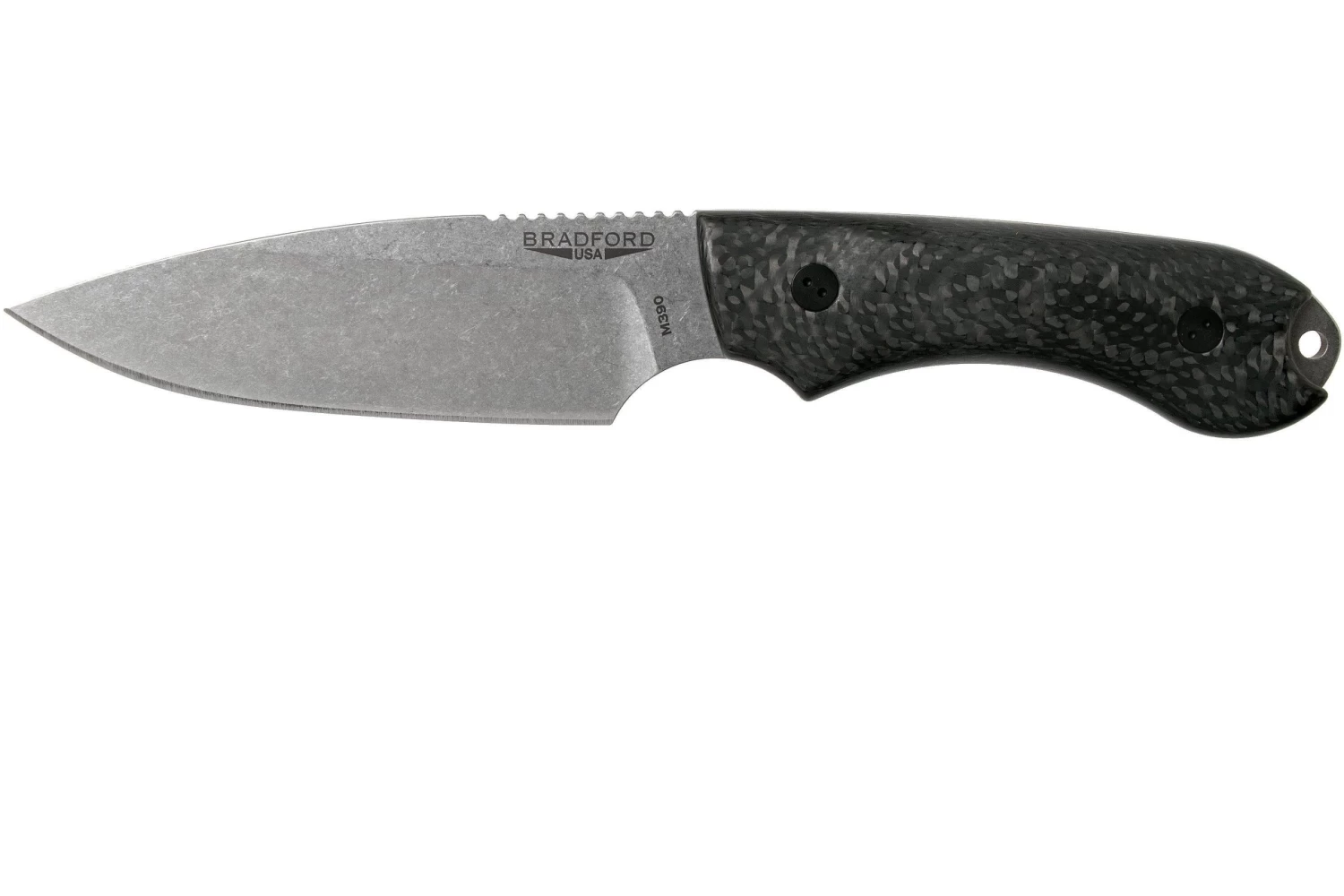 Bradford Guardian 4, 3D Carbon Fiber Guardian 4 M390, Sabre Stonewashed 4S-116