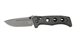 Benchmade 273GY-1 Sibert Mini Adamas Black G10, Tungsten Grey Navaja, Shane Sibert Design