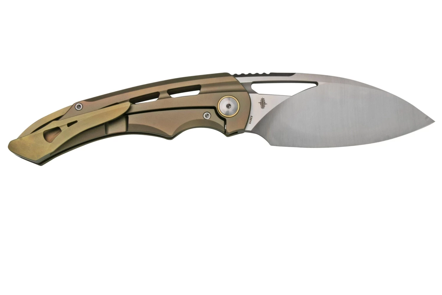 Bestech Fairchild BT2202D Satin, Gold Titanium Navaja - Imagen 2