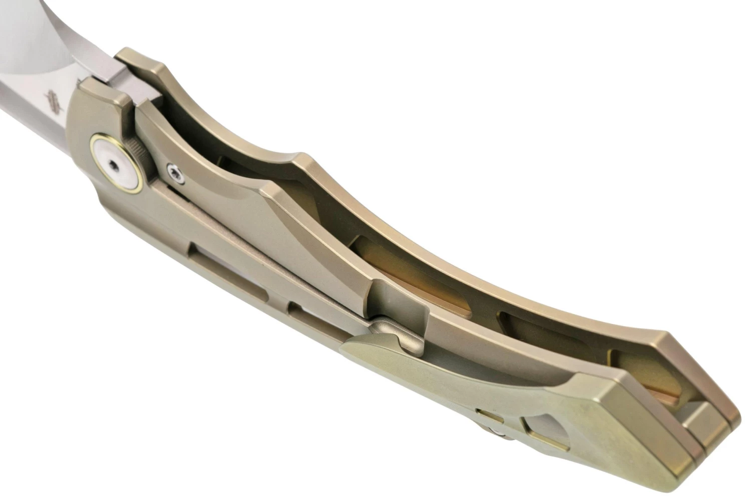 Bestech Fairchild BT2202D Satin, Gold Titanium Navaja - Imagen 5