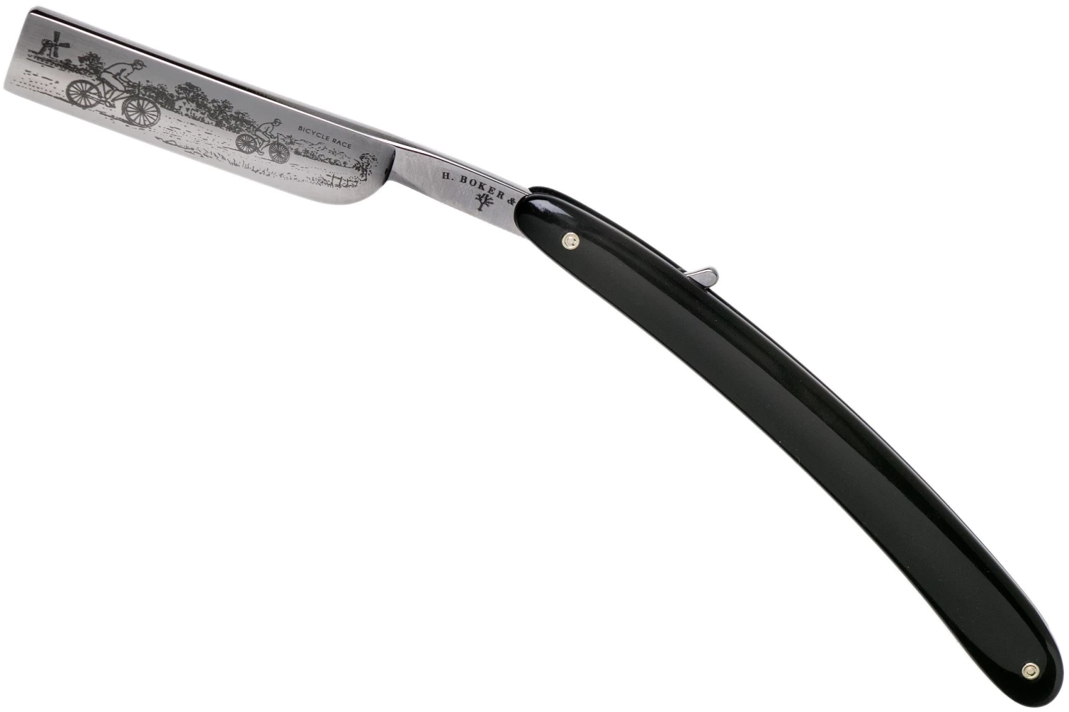 Böker Manufaktur Bicycle Race, Black Synthetic 140223 Navaja De Afeitar