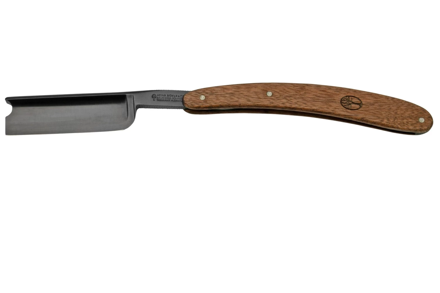 Böker Walnut Barber's Notch 140306 Navaja De Afeitar