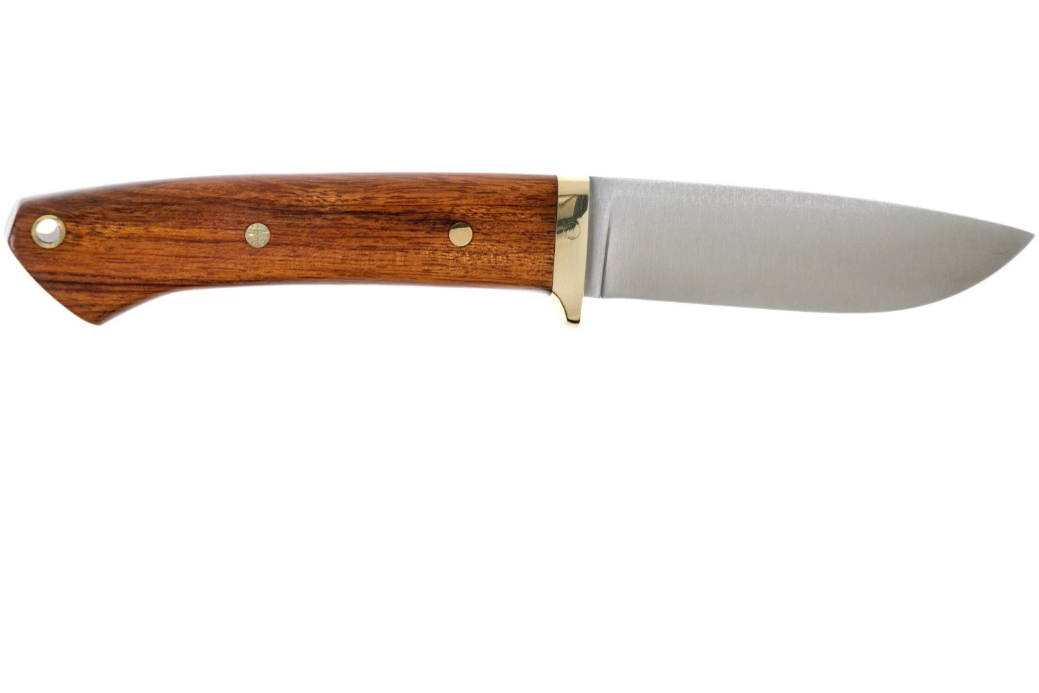 Bark River Classic Drop Point Hunter A2 Brass, Desert Ironwood Cuchillo De Caza - Imagen 2