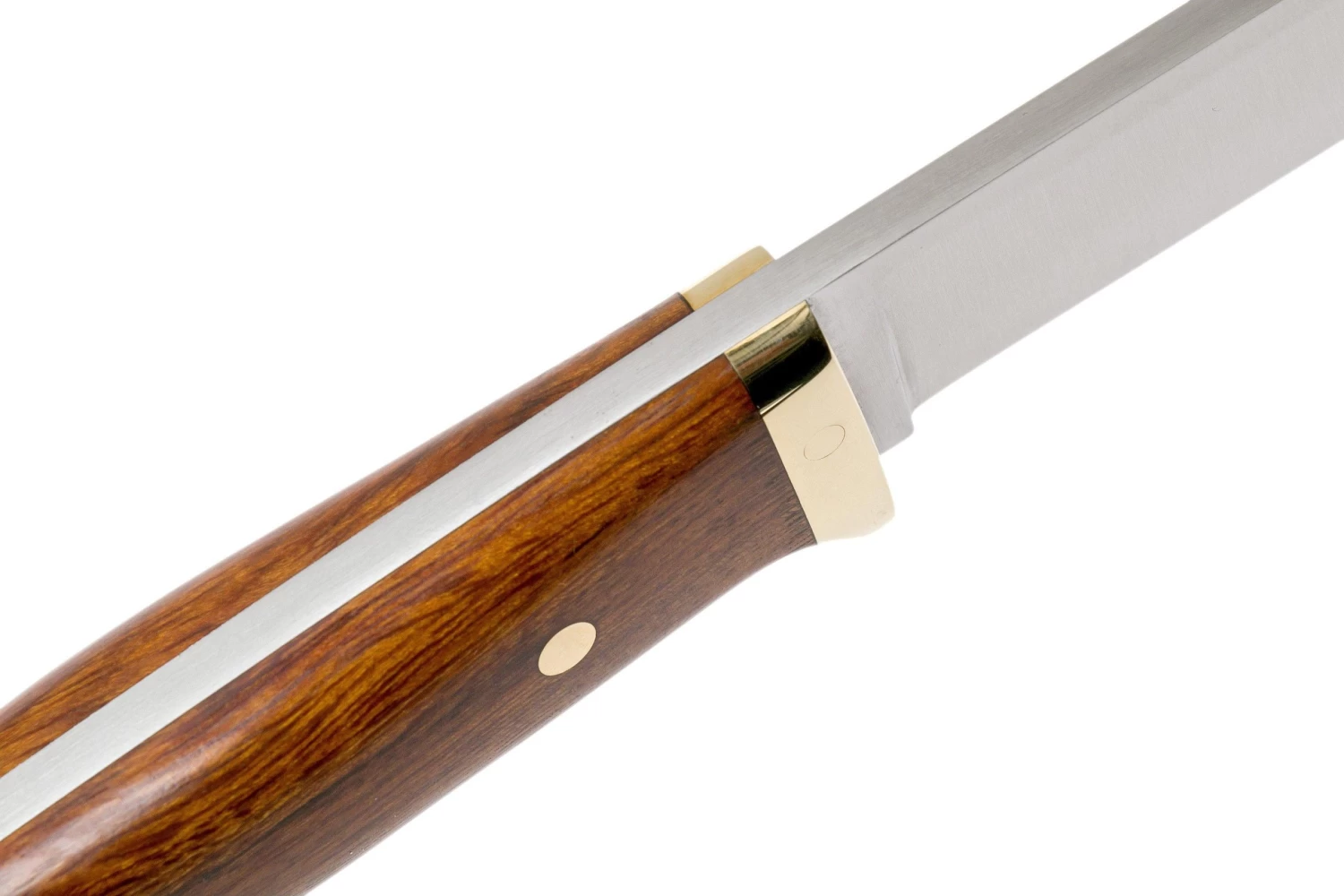 Bark River Classic Drop Point Hunter A2 Brass, Desert Ironwood Cuchillo De Caza - Imagen 5