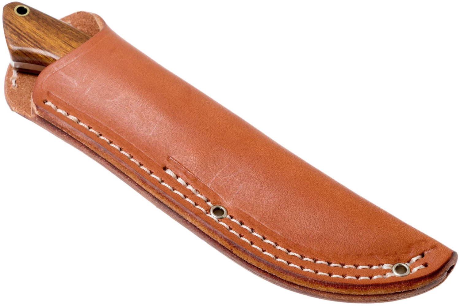 Bark River Classic Drop Point Hunter A2 Brass, Desert Ironwood Cuchillo De Caza - Imagen 8