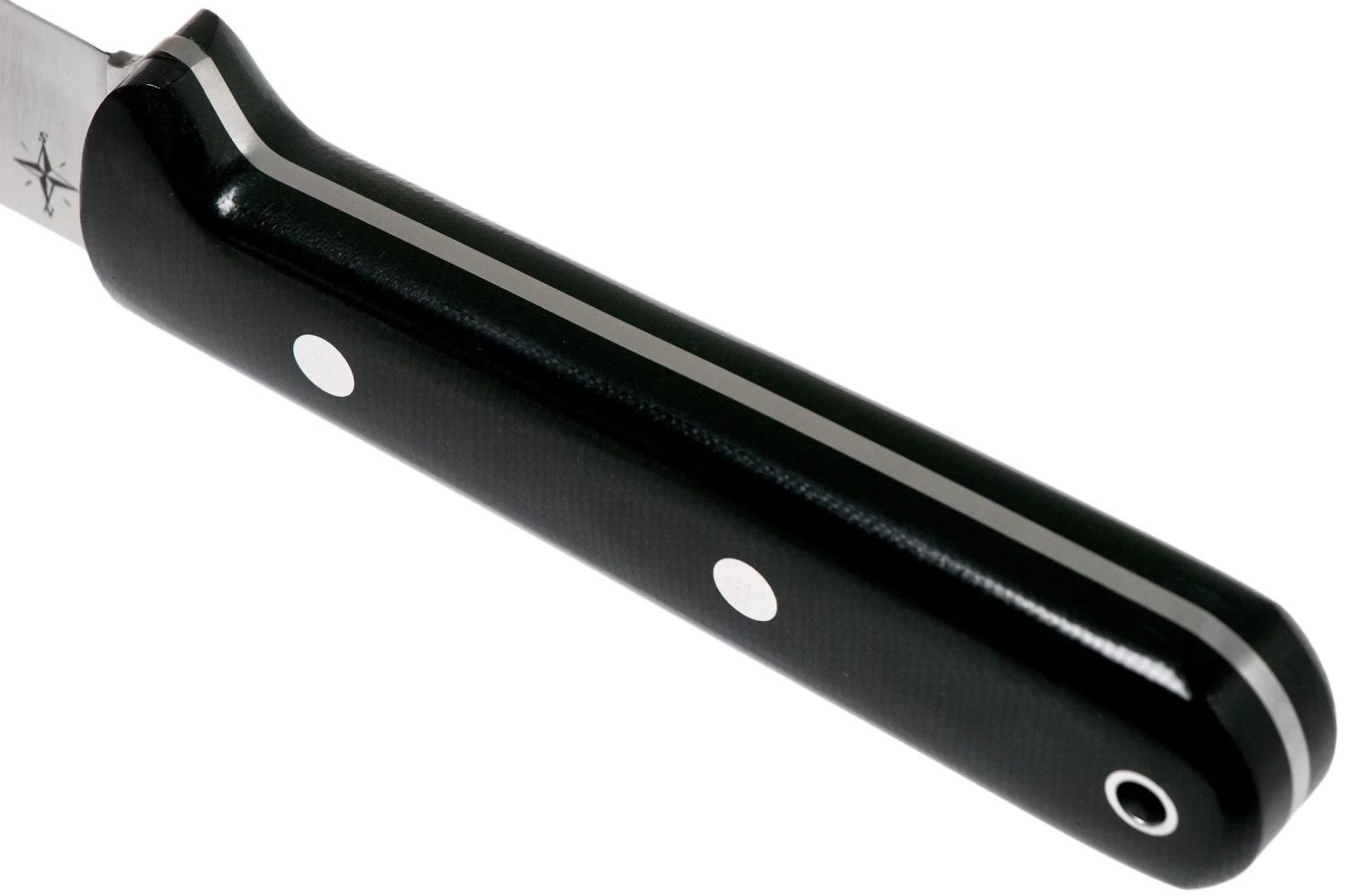 Bark River Kephart 5” CPM 3V, Black Canvas Micarta Cuchillo Bushcraft - Imagen 4