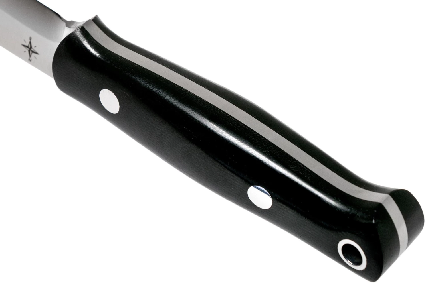 Bark River Bushcrafter I CPM 3V, Black Canvas Micarta - Imagen 4