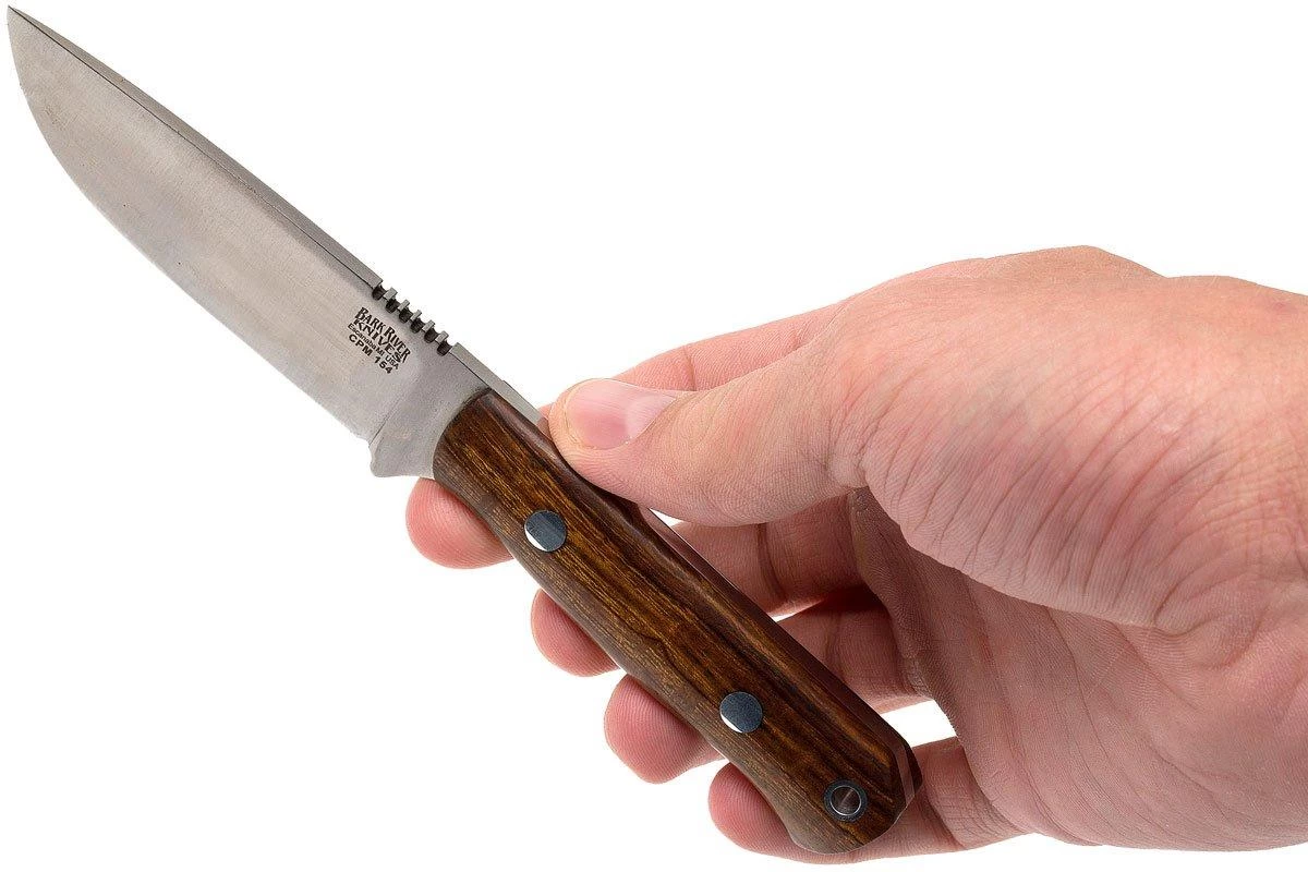 Bark River Bravo Necker II CPM 154CM, Desert Ironwood, Funda Marrón - Imagen 6