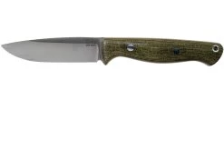 Bark River Gunny Hunter CPM S45VN, Green Canvas Micarta Cuchillo De Caza