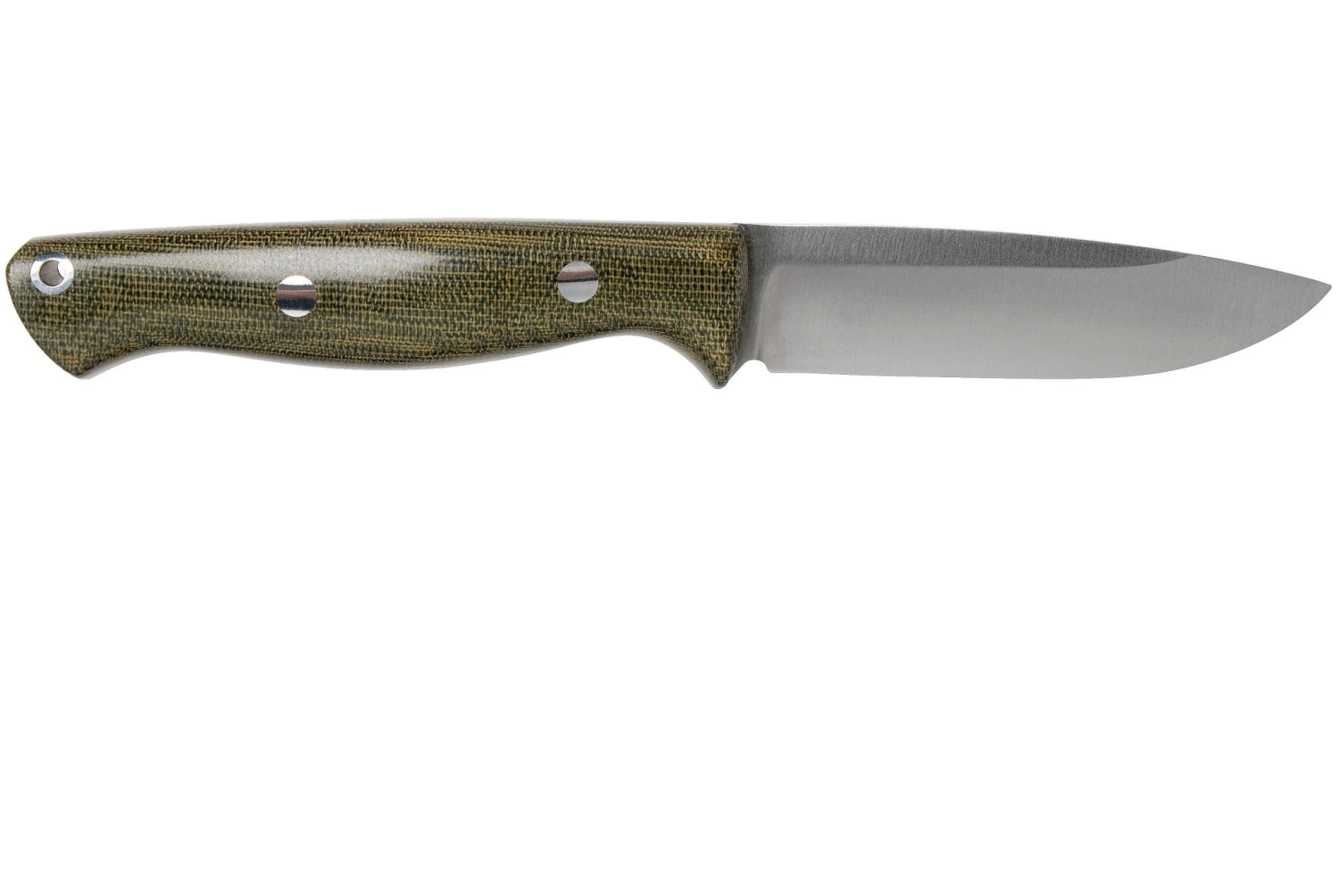 Bark River Gunny Hunter CPM S45VN, Green Canvas Micarta Cuchillo De Caza - Imagen 2