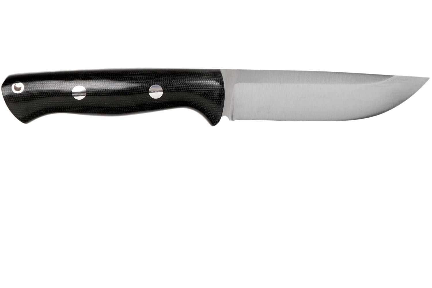 Bark River Bravo 1.2 A2 Black Canvas Micarta Rampless Cuchillo De Exterior - Imagen 2