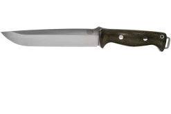 Bark River Bravo 2 CPM 3V, Green Canvas Micarta Cuchillo De Exterior