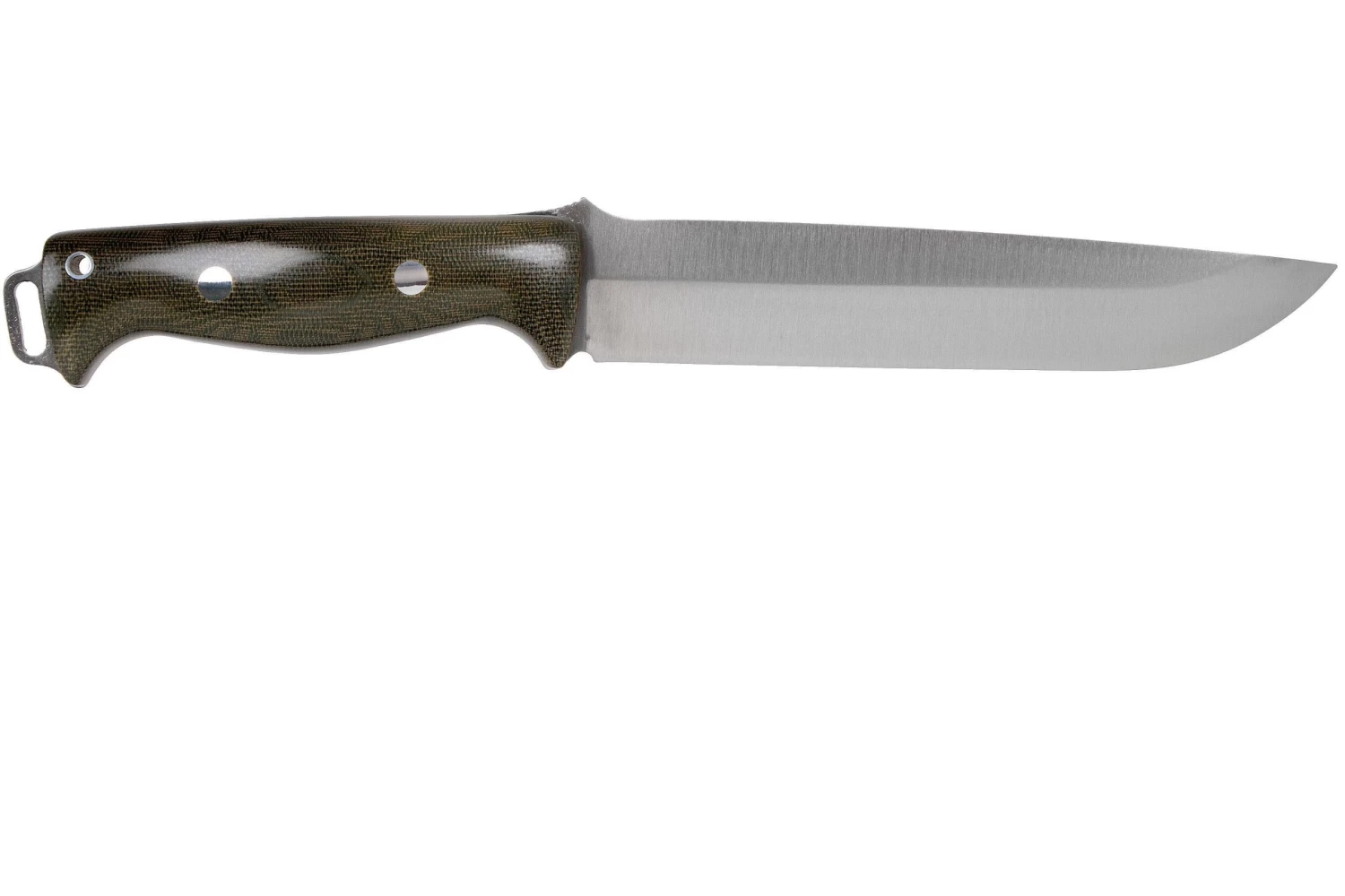 Bark River Bravo 2 CPM 3V, Green Canvas Micarta Cuchillo De Exterior - Imagen 2