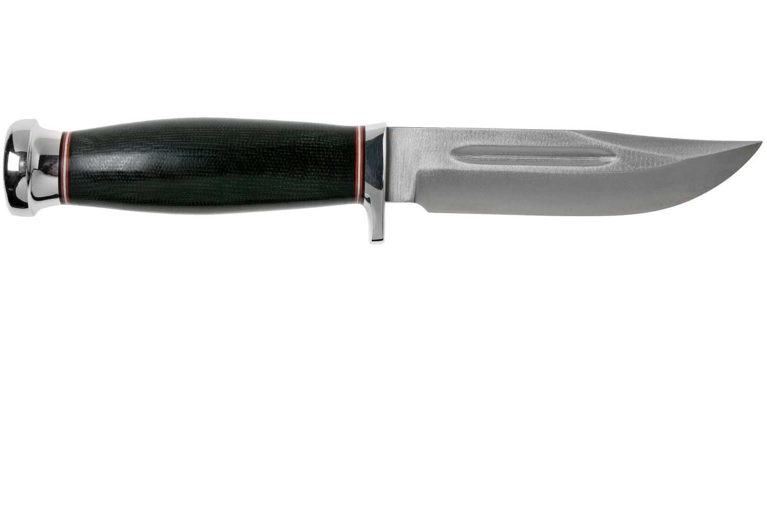 Bark River Boone CPM 3V Black Canvas Micarta, Single Quillion Cuchillo De Exterior - Imagen 2