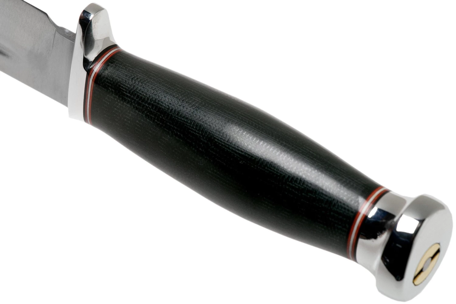 Bark River Boone CPM 3V Black Canvas Micarta, Single Quillion Cuchillo De Exterior - Imagen 4