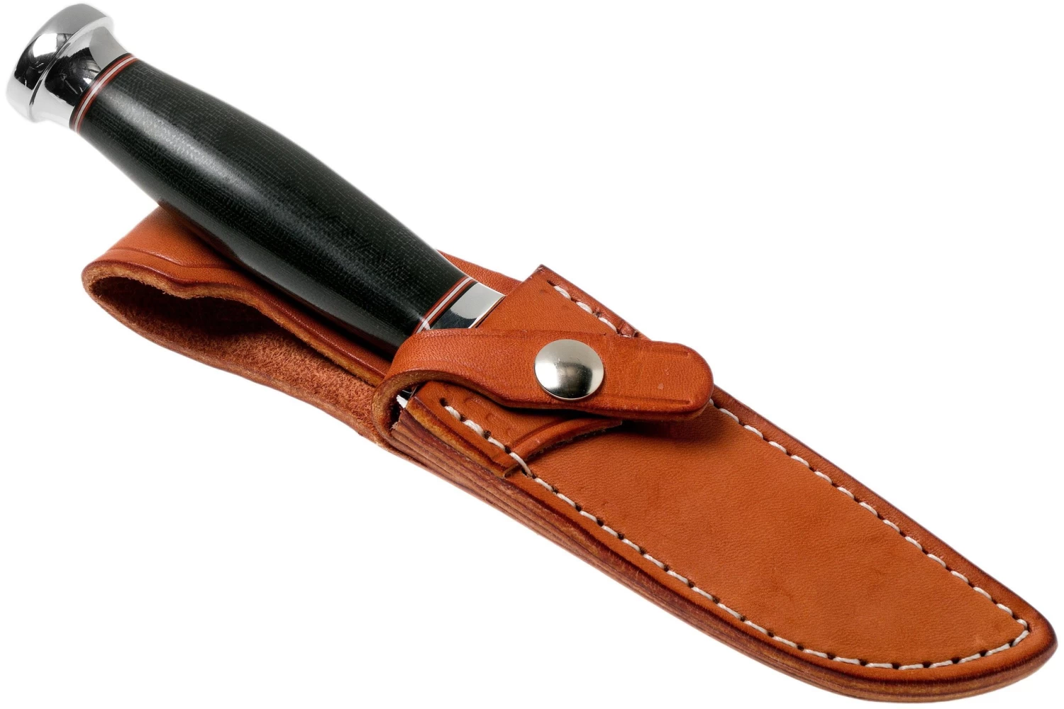 Bark River Boone CPM 3V Black Canvas Micarta, Single Quillion Cuchillo De Exterior - Imagen 6