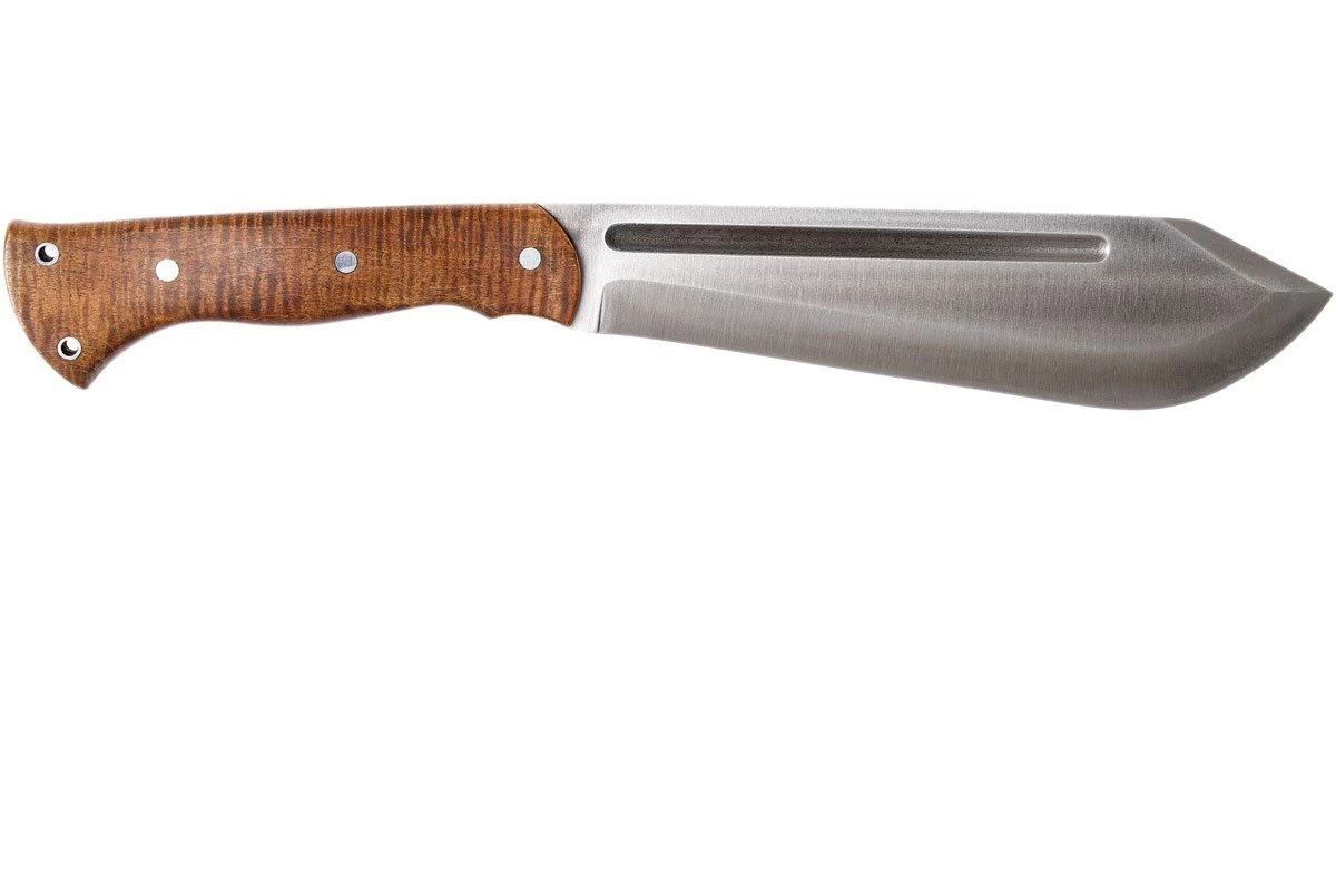 Bark River JX5 Vengeful 1 CPM 3V Dark Curly Maple Machete - Imagen 2