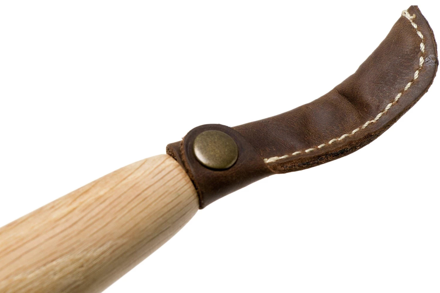 BeaverCraft Open Curve Hook Knife SK4S, Cuchillo Vaciador Para Diestros Con Funda - Imagen 4