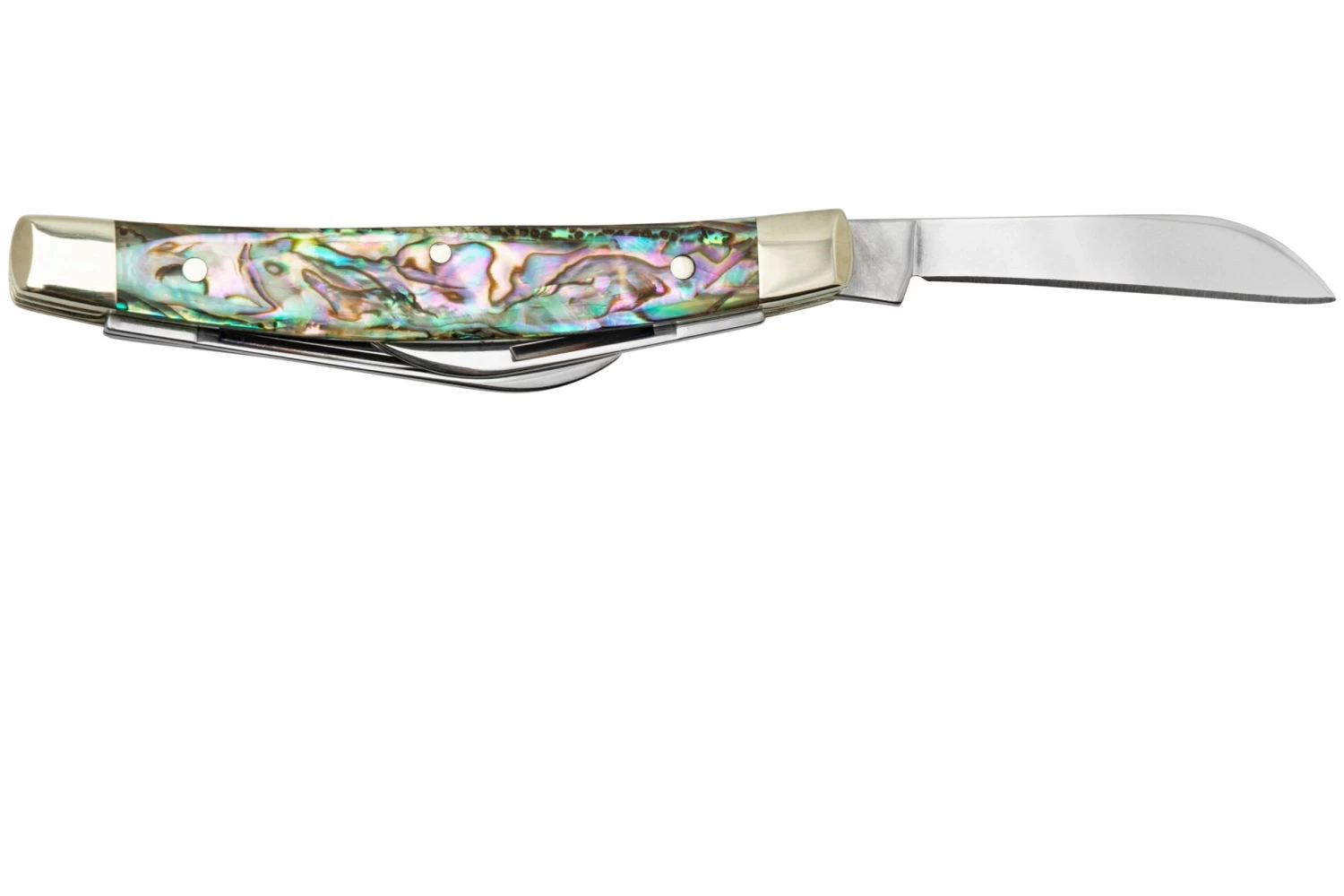 Case Small Congress 12026 Smooth Abalone, Navaja Con Velvet Box - Imagen 2