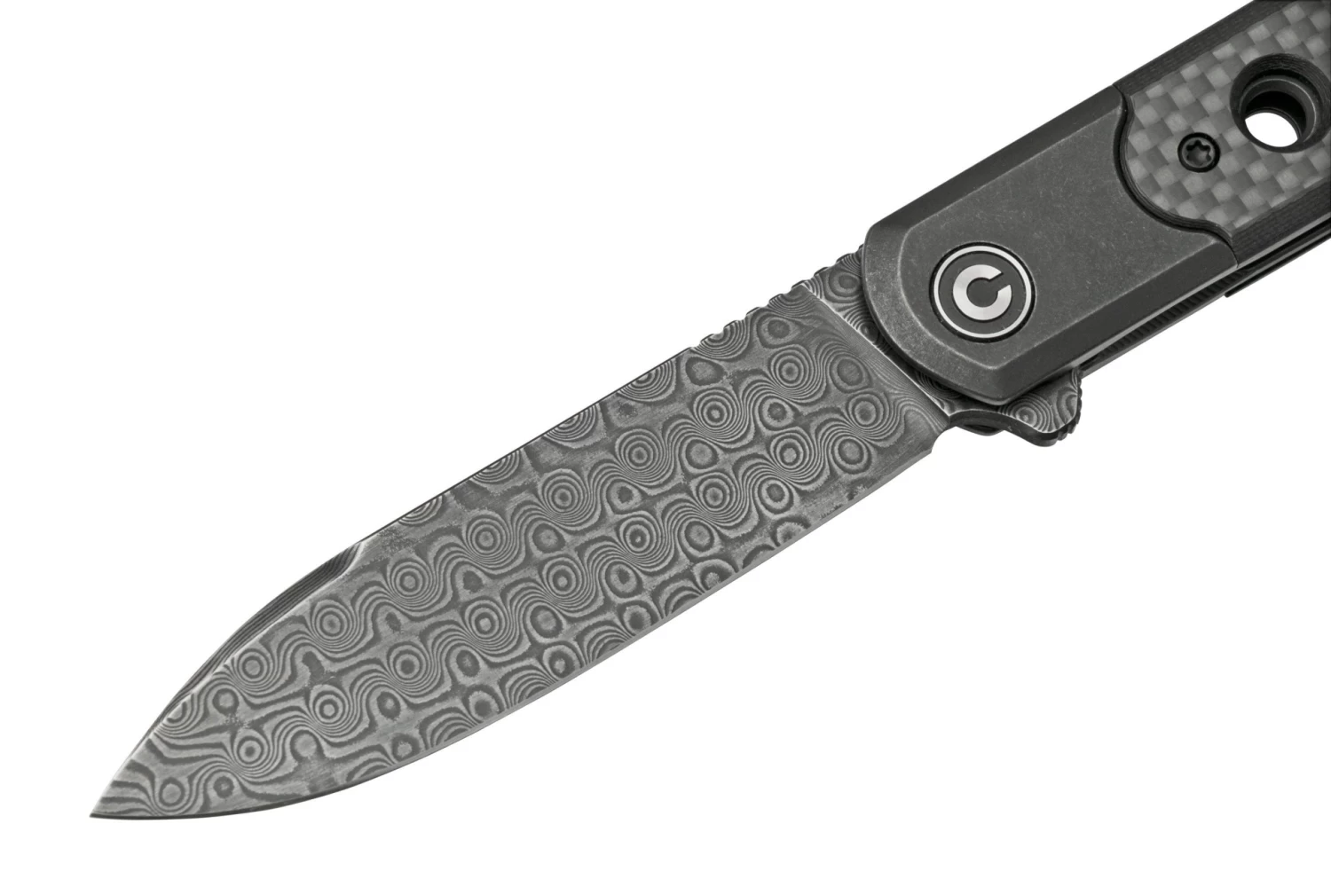 Civivi Banneret, Damascus, Carbonfiber, C20040D-DS1 Navaja - Imagen 3