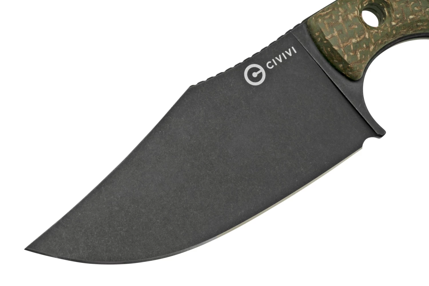 Civivi Midwatch C20059B-3 Green Burlap Micarta, Cuchillo Fijo - Imagen 3
