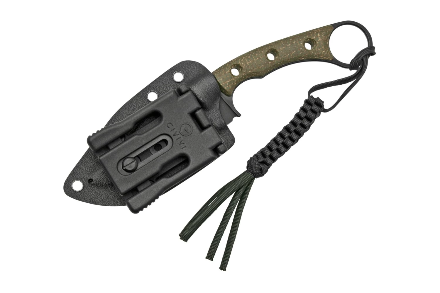 Civivi Midwatch C20059B-3 Green Burlap Micarta, Cuchillo Fijo - Imagen 7