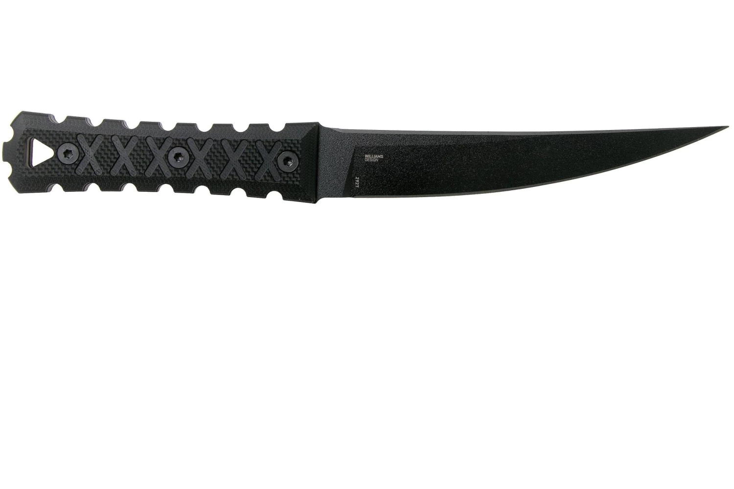 CRKT HZ6 Black 2927 Cuchillo Fijo, James Williams Design - Imagen 2