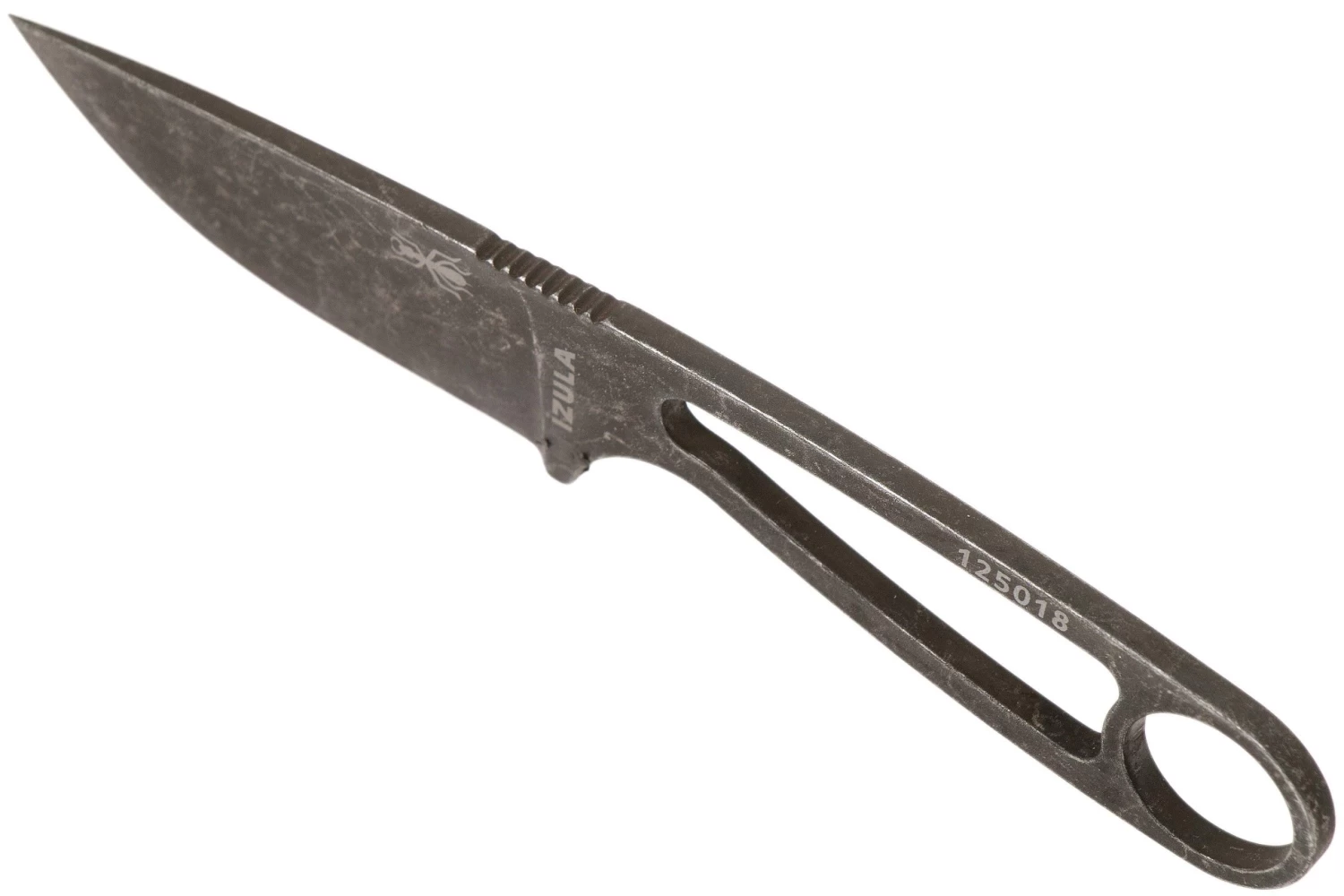 ESEE Izula Black Oxide IZULA-BBO Cuchillo De Cuello Con Funda Negra + Clip De Cinturón - Imagen 4