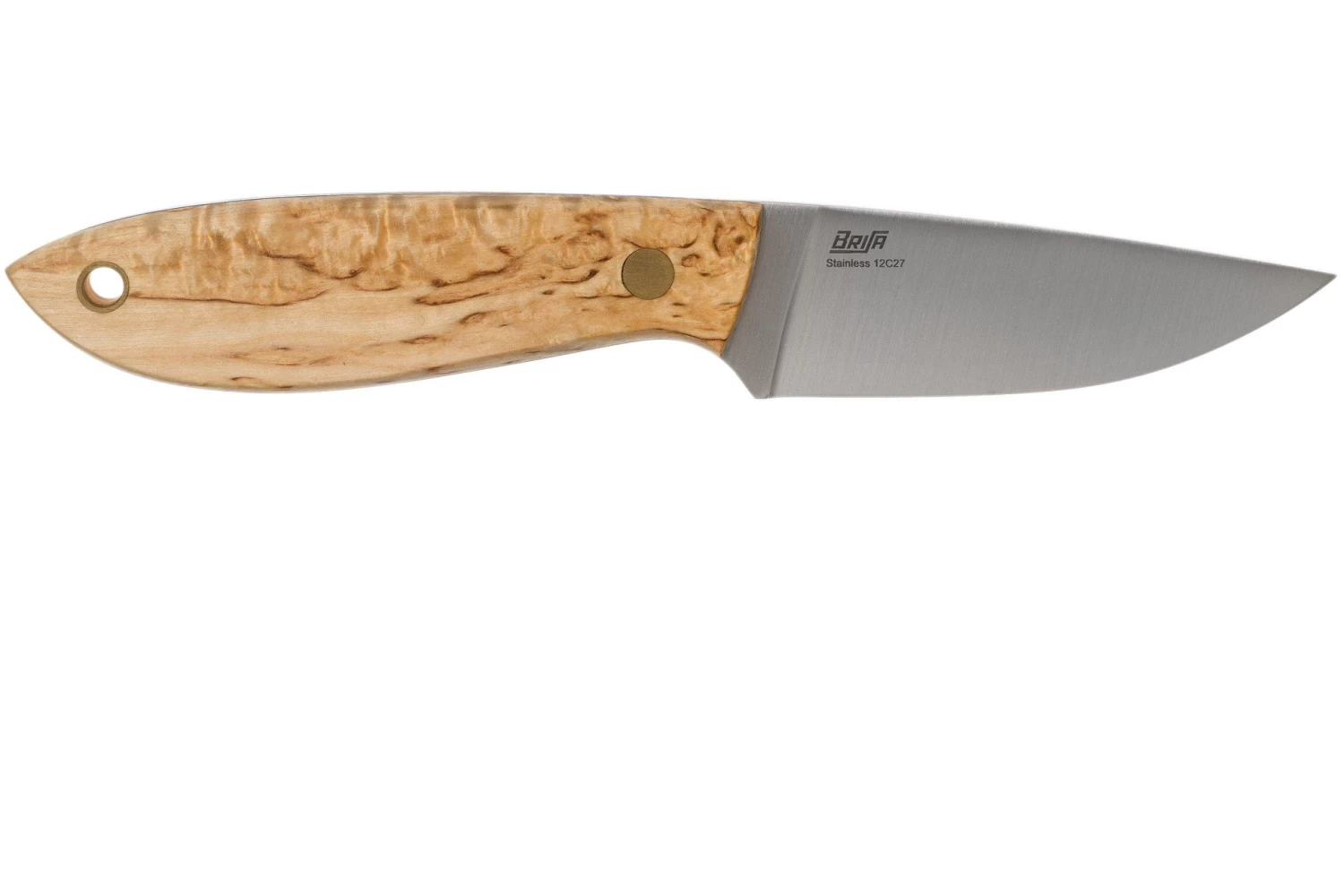 Brisa Bobtail 80, 037-L Flat Curly Birch, Cuchillo De Caza - Imagen 2