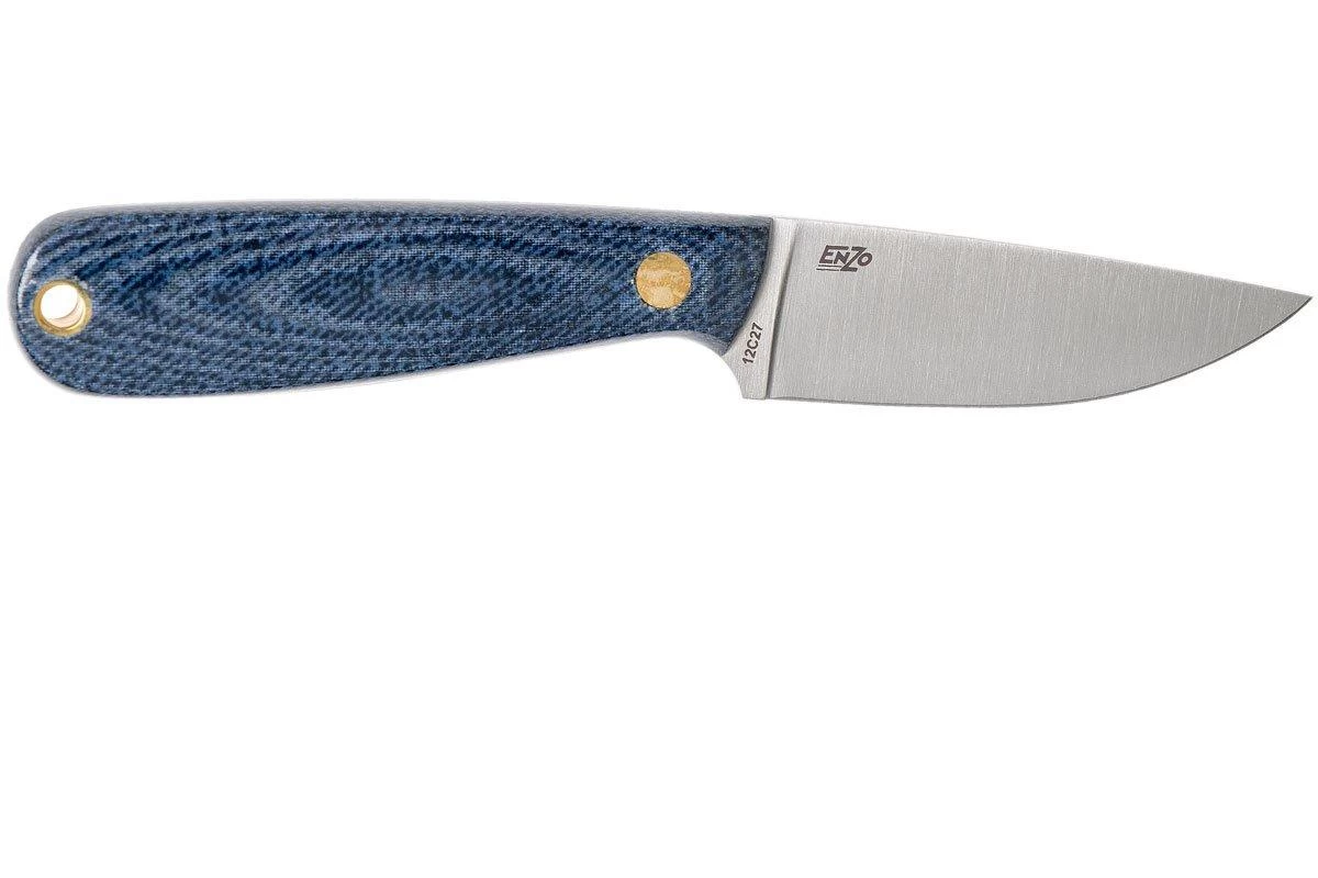Brisa Necker 70 Ringo, Micarta Jeans, Funda De Cuero 9821 - Imagen 2