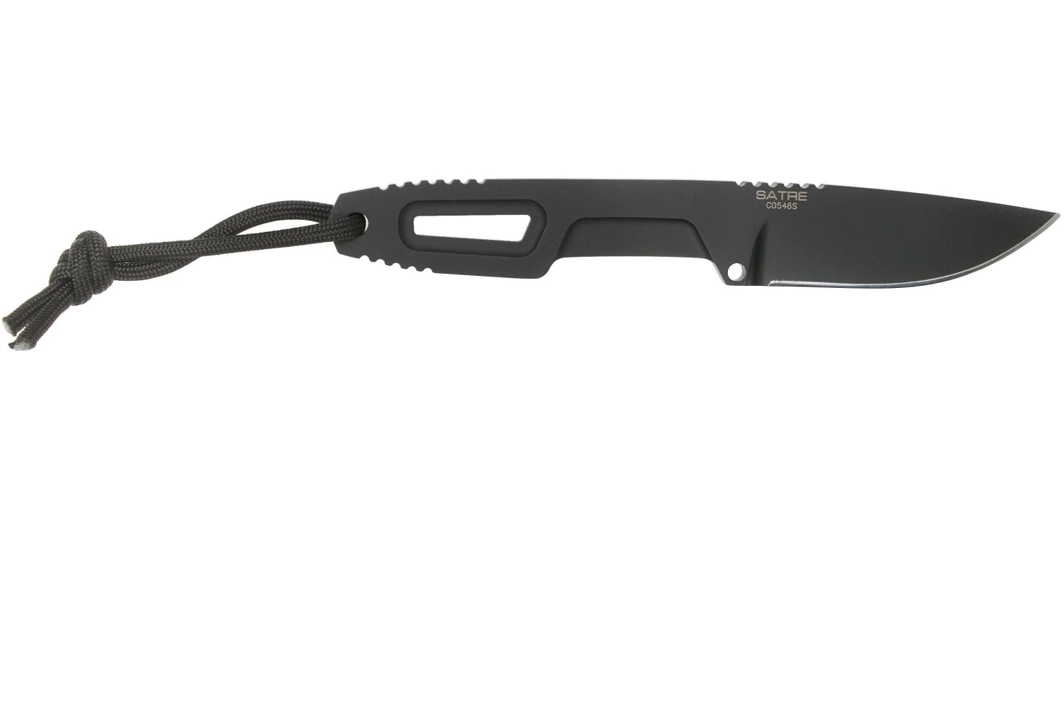 Extrema Ratio Satre, Black 04.1000.0222/BLK Cuchillo De Cuello - Imagen 2