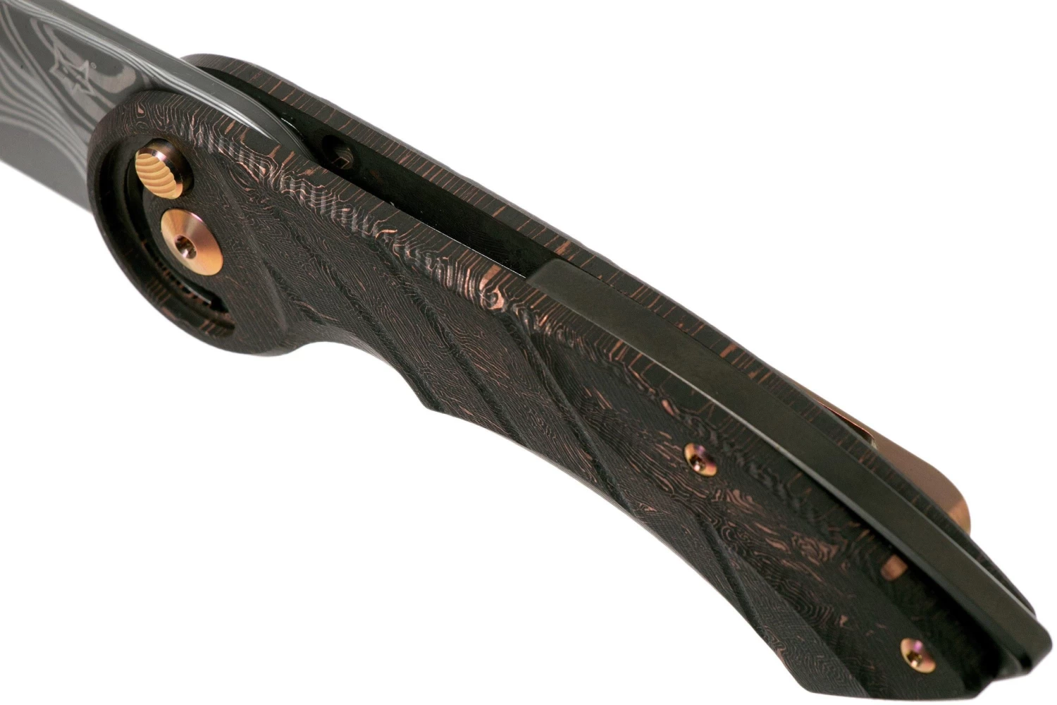 Fox Knives Radius FX-550 DCFR Damacore Space Coral Carbon Fibre Limited Edition Navaja - Imagen 7