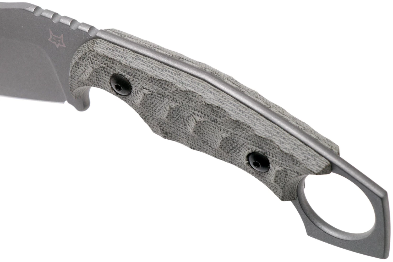 Fox Knives Monkey Thumper FX-633MOD OD Green Canvas Micarta Cuchillo Fijo, Ken Vehikite Design - Imagen 5