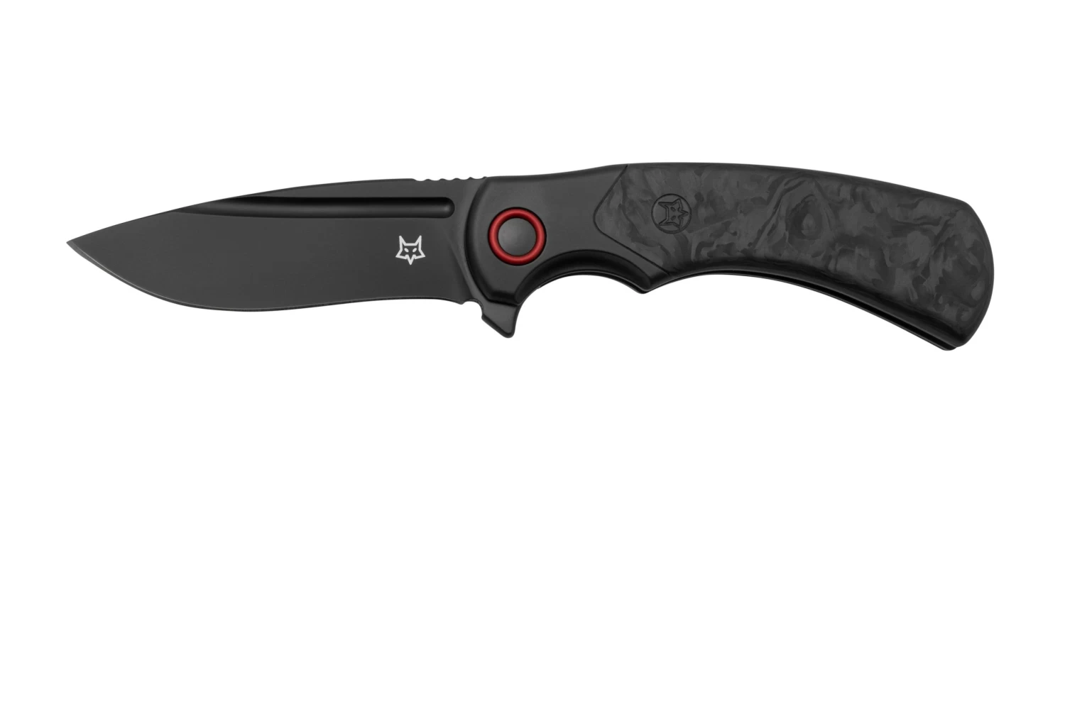 Fox 40 Years Anniversary Knife FX-F2017, M390, Titanium Marble Carbonfiber Navaja