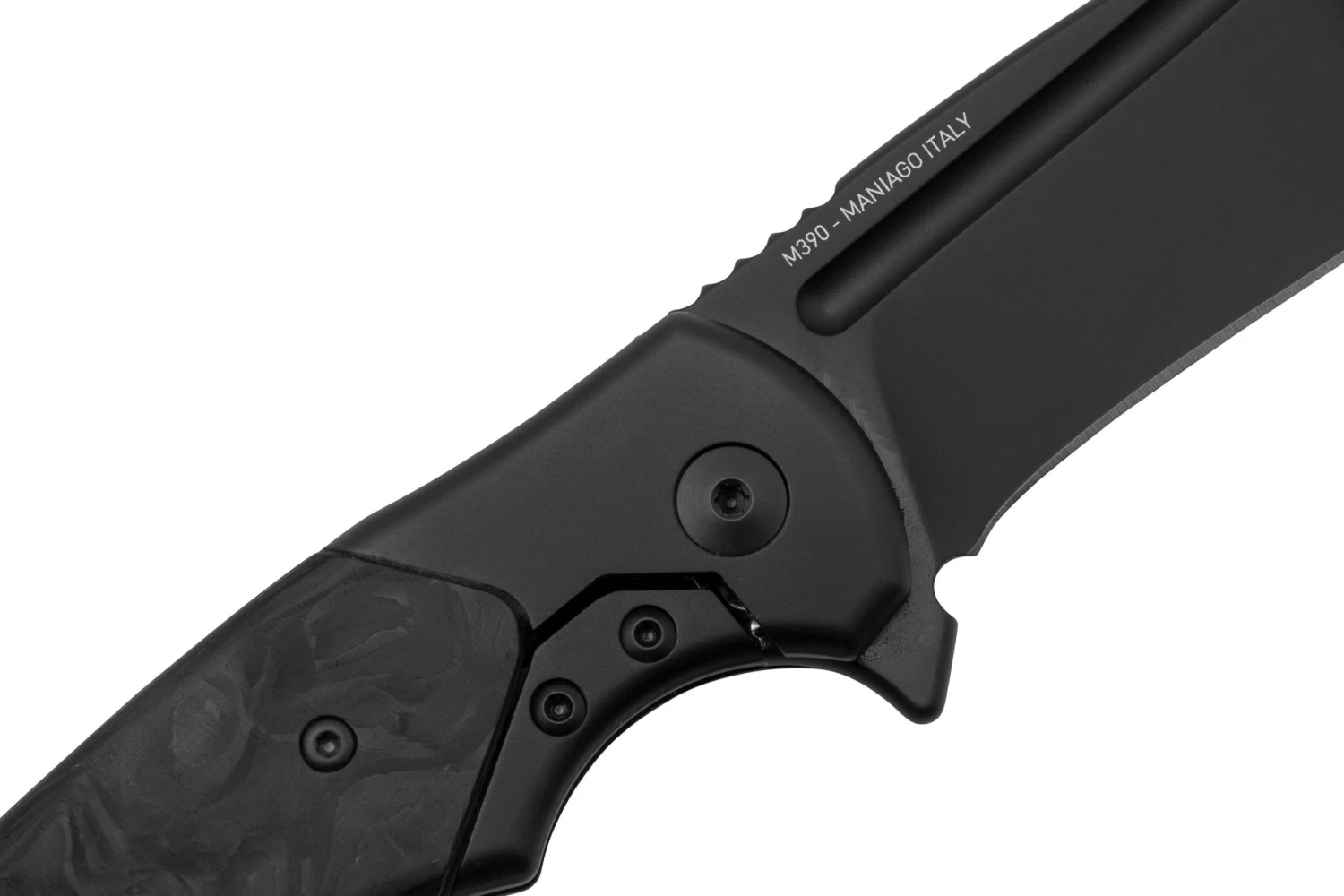 Fox 40 Years Anniversary Knife FX-F2017, M390, Titanium Marble Carbonfiber Navaja - Imagen 5