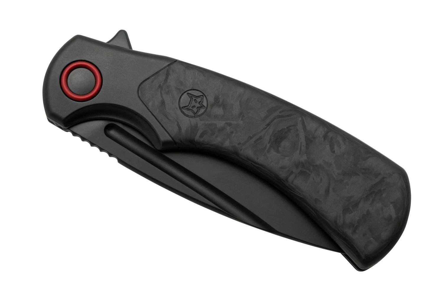 Fox 40 Years Anniversary Knife FX-F2017, M390, Titanium Marble Carbonfiber Navaja - Imagen 6