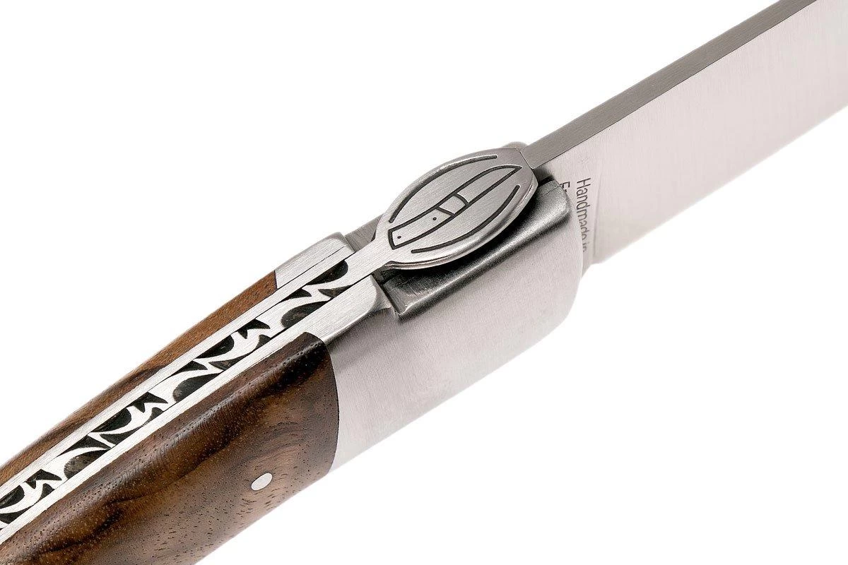 Le Thiers Gentleman Madera De Nogal T9NO Navaja Por Fontenille Pataud - Imagen 6