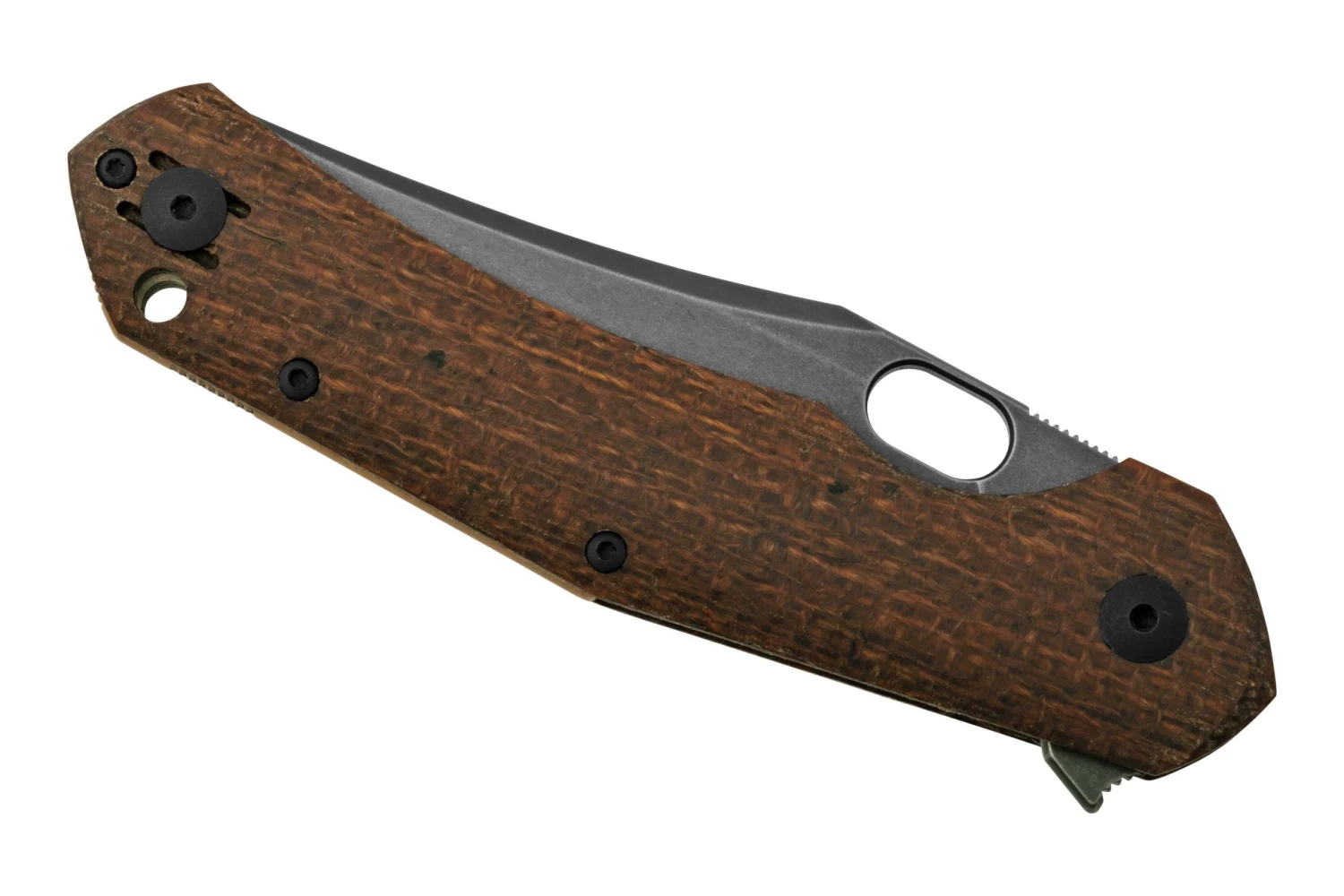 GiantMouse ACE Jutland Burlap Canvas Micarta PVD Vanadis 4E, Navaja - Imagen 6