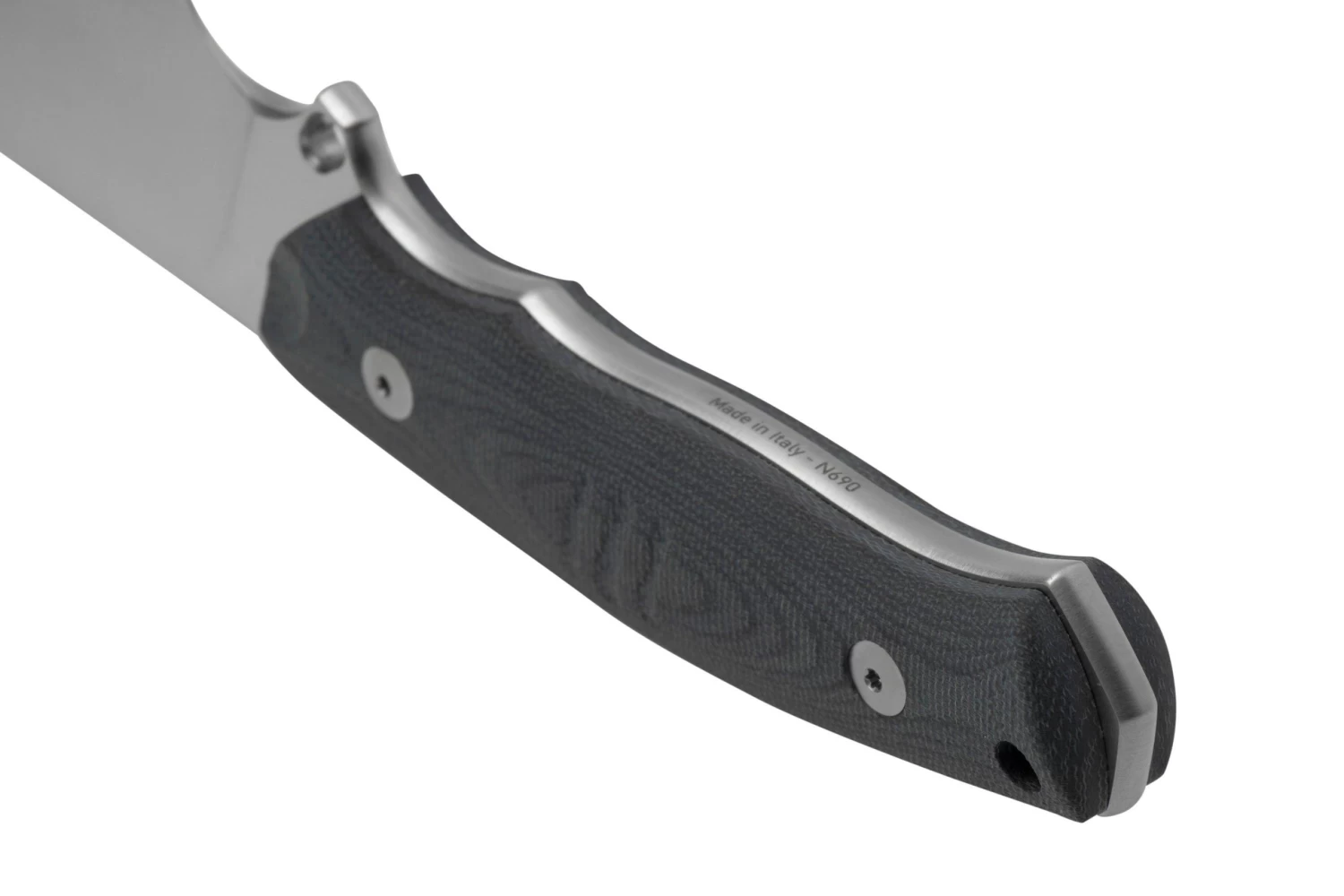 GiantMouse GMF4 Black Canvas Micarta, Cuchillo Fijo, Diseño Ansø And Voxnaes - Imagen 4