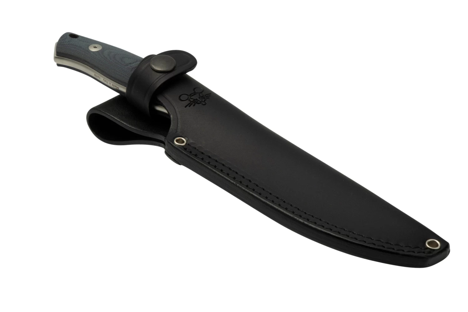 GiantMouse GMF4 Black Canvas Micarta, Cuchillo Fijo, Diseño Ansø And Voxnaes - Imagen 6